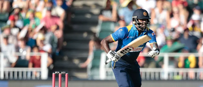Angelo Mathews of Sri Lanka