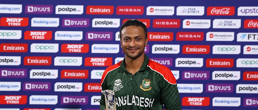 Shakib Al Hasan has climbed to the top of the rankings