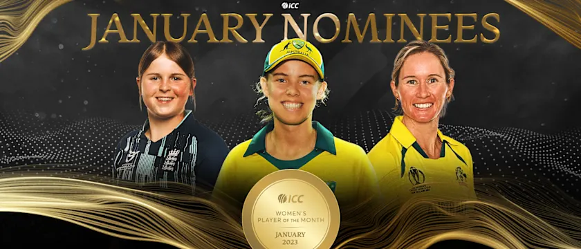 ICC Women's Player of the Month nominees for January 2023