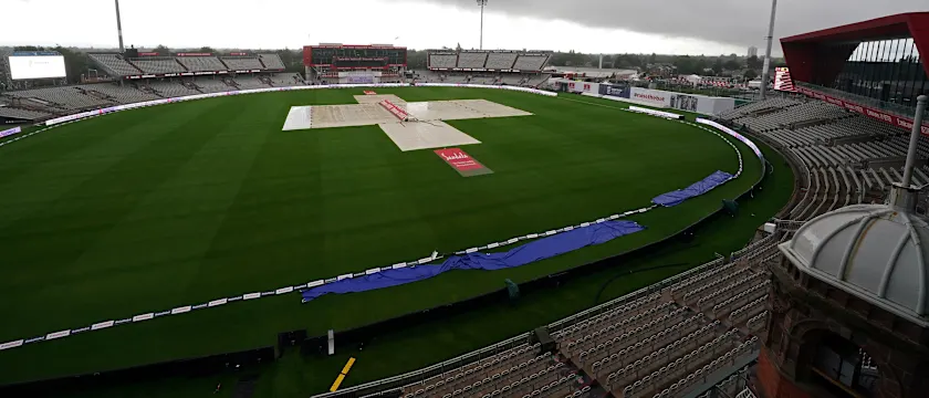 Old Trafford rain