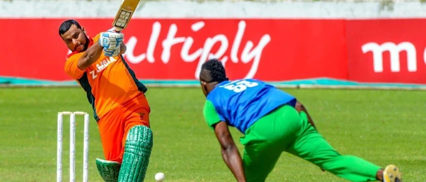 Javid Patel of Zambia hits out