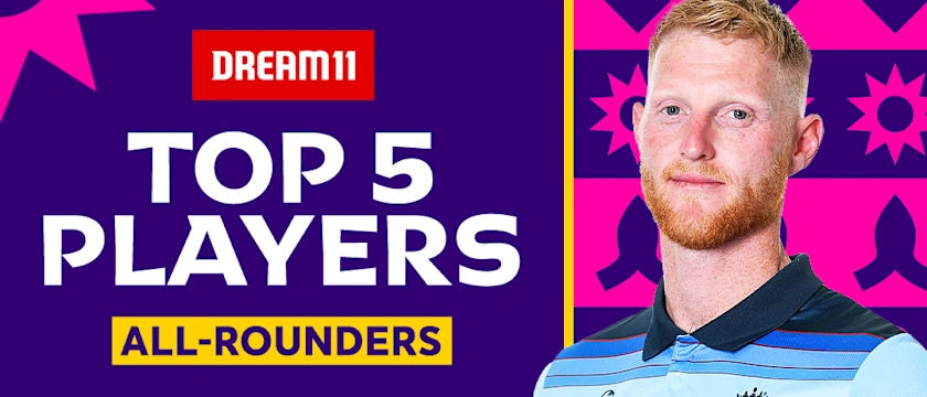 Top 5 All-rounders in the 2023 World Cup Fantasy game