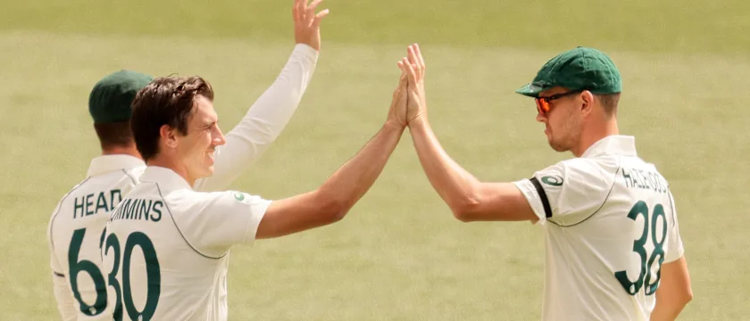 Pat Cummins and Josh Hazlewood starred with the ball for Australia.