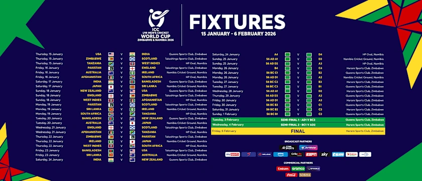U19 CWC26 Full Fixture 21X9