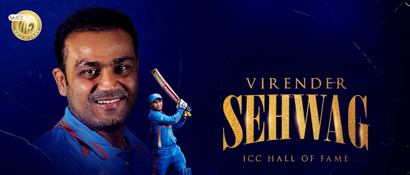 Virender Sehwag inducted into ICC Hall of Fame