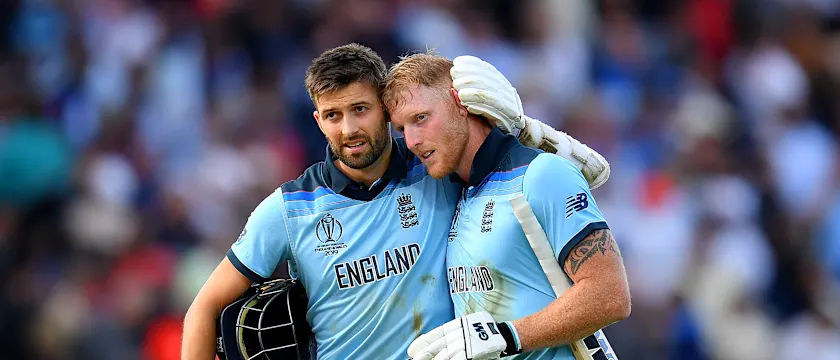 Mark Wood injured his side during the World Cup final