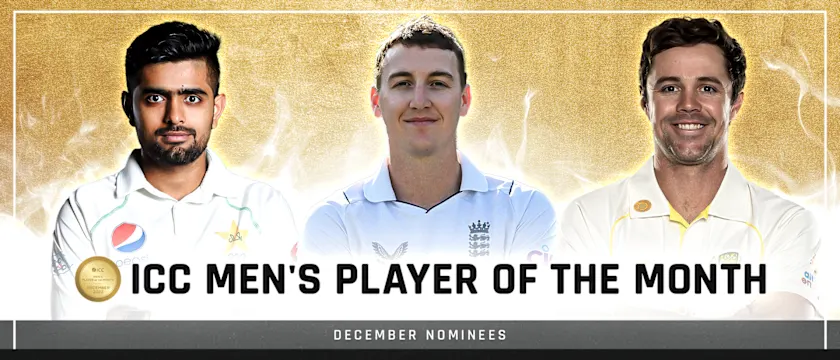 Shortlist for ICC Men's Player of the Month for December 2022