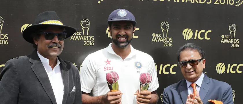 Ashwin received the Sir Garfield Sobers Trophy for 2016