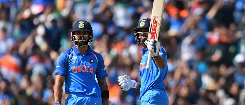 Virat Kohli and Shikhar Dhawan