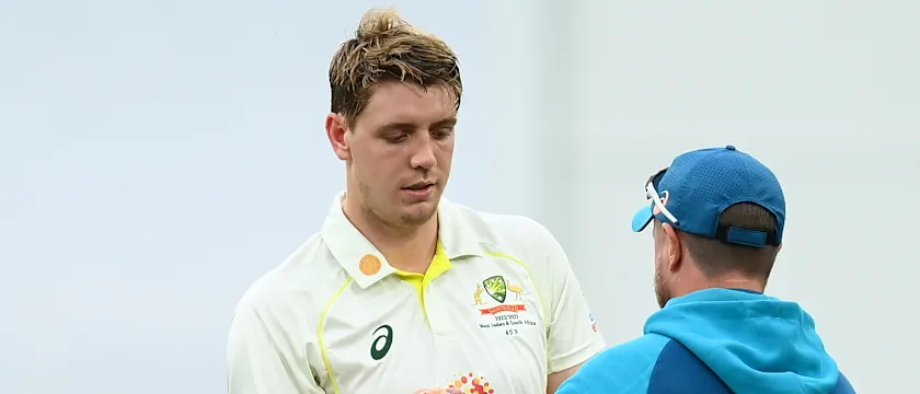 Cameron Green had sustained a finger injury during the second Test at home against South Africa