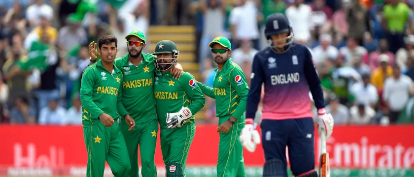 Shadab Khan then got amidst the wickets picking up the key scalp of Joe Root, for 46 that left England struggling at 128 for 3.
