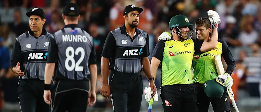 Australia pulled off a record run chase last time they toured New Zealand.