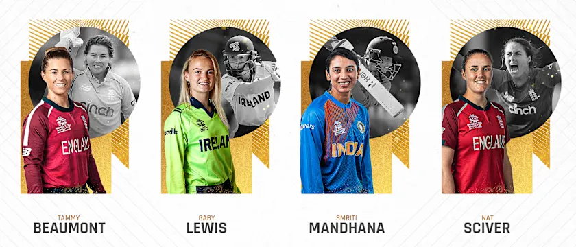 Beaumont, Lewis, Mandhana and Sciver – the four ICC Women's T20I Cricketer of the Year 2021 nominees