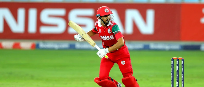 Aaqib Ilyas bats