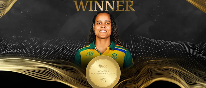 Chloe Tryon - ICC Women's Player of the Month for May'25