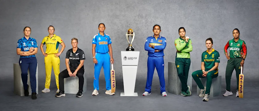 CWC25 captains pic