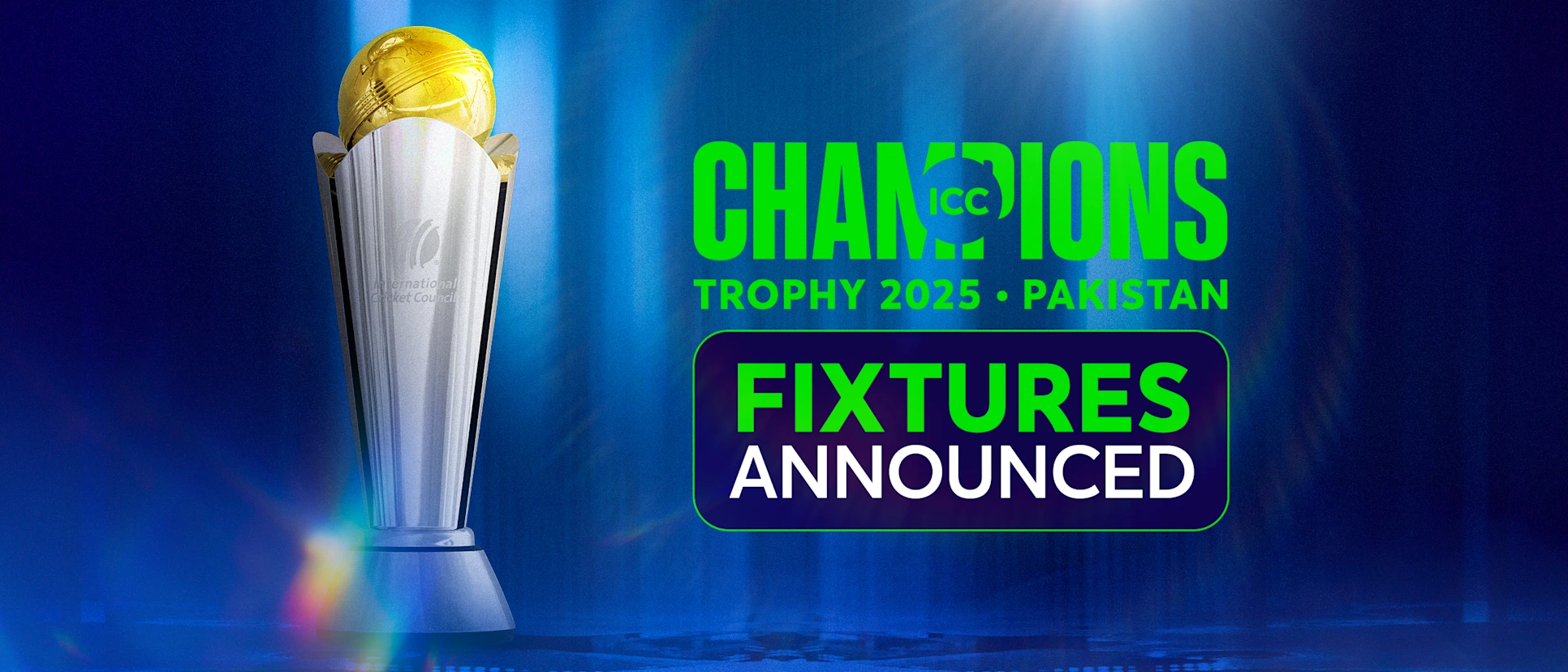 Logo of Champions Trophy 2025 Banner