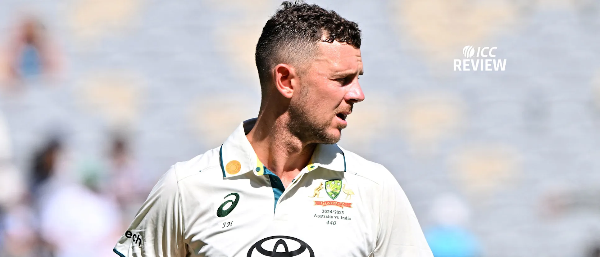Logo of Josh-Hazlewood-ICC-Review