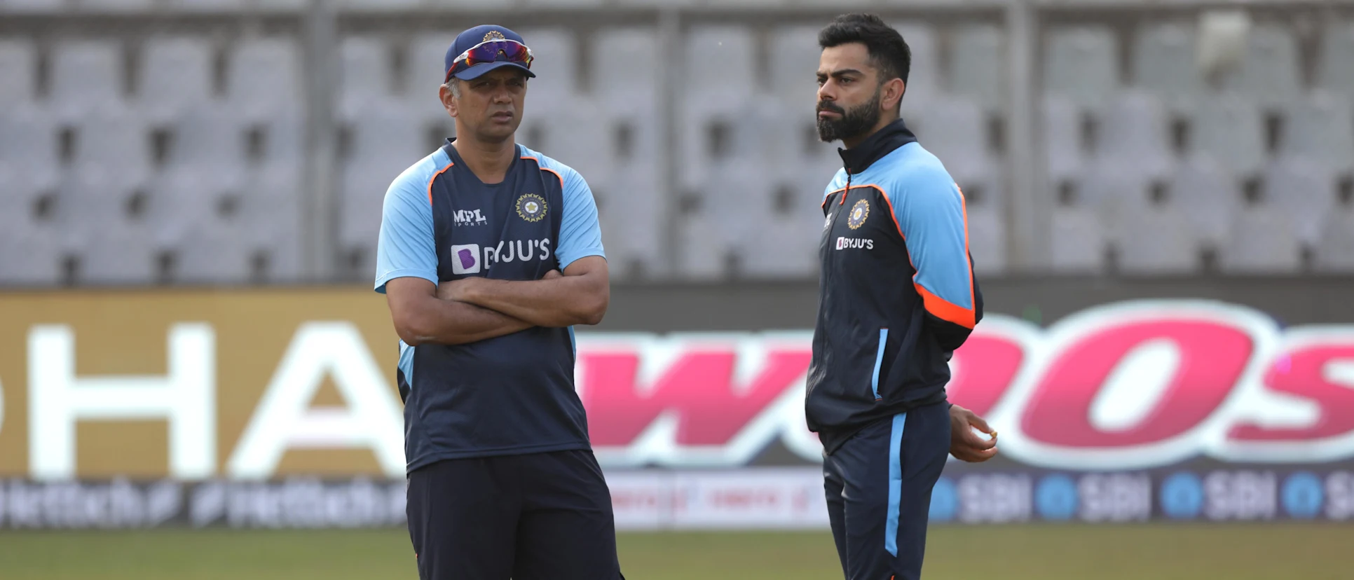 Rahul Dravid and Virat Kohli