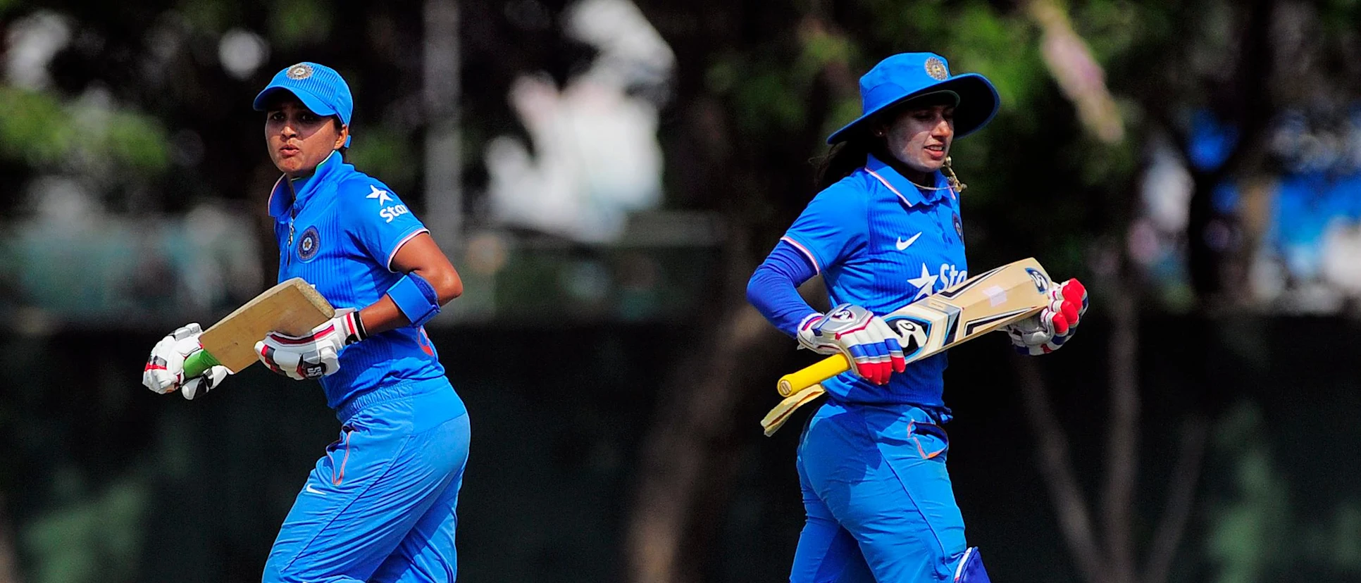 Logo of Mithali Raj and Mona Meshram shared a second-wicket stand of 136.