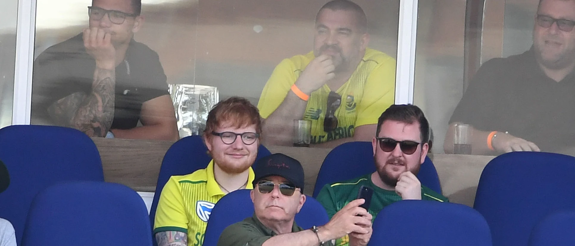 Logo of Ed Sheeran at Protea game
