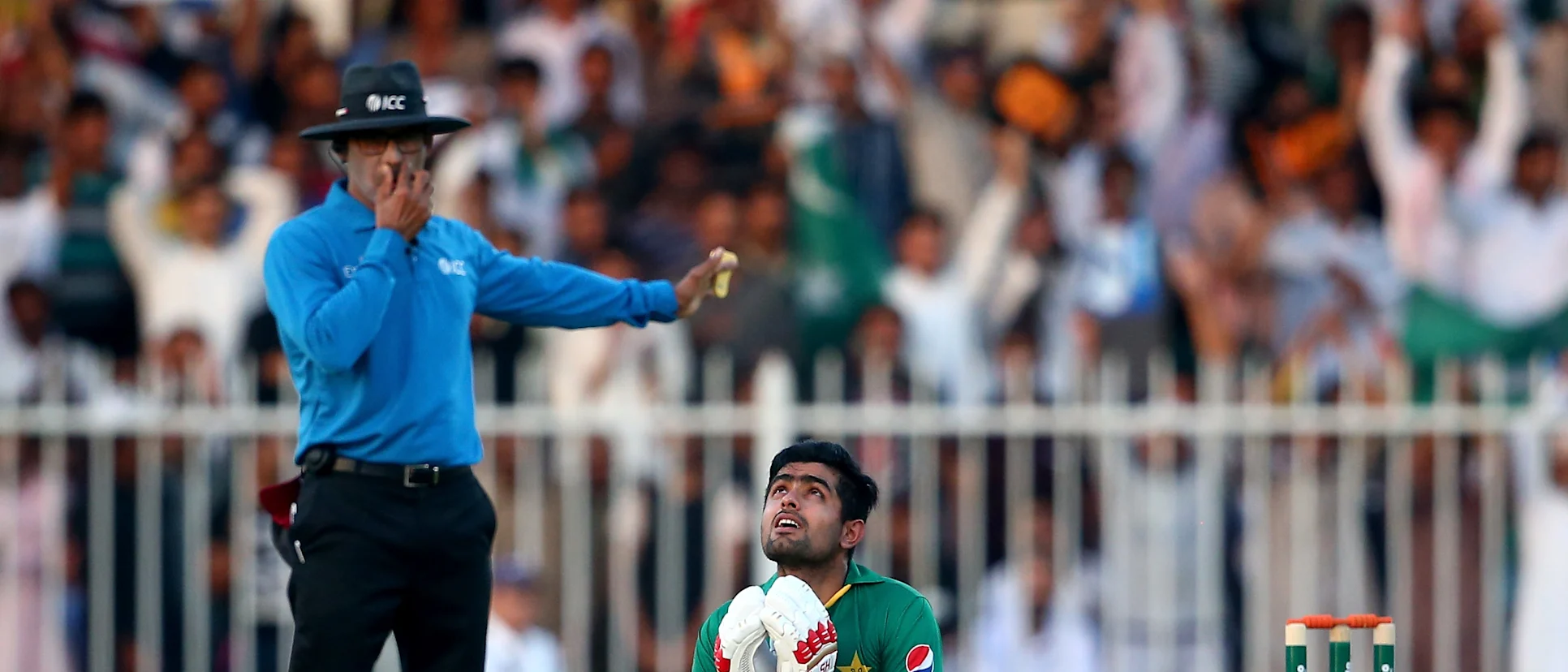 Logo of A moment to remember for Babar Azam.