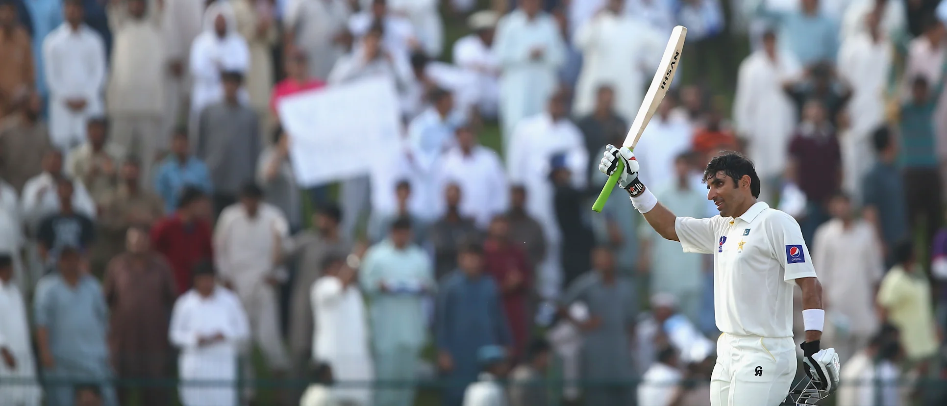 Logo of Misbah equalled the then record for the fastest Test century in 2014