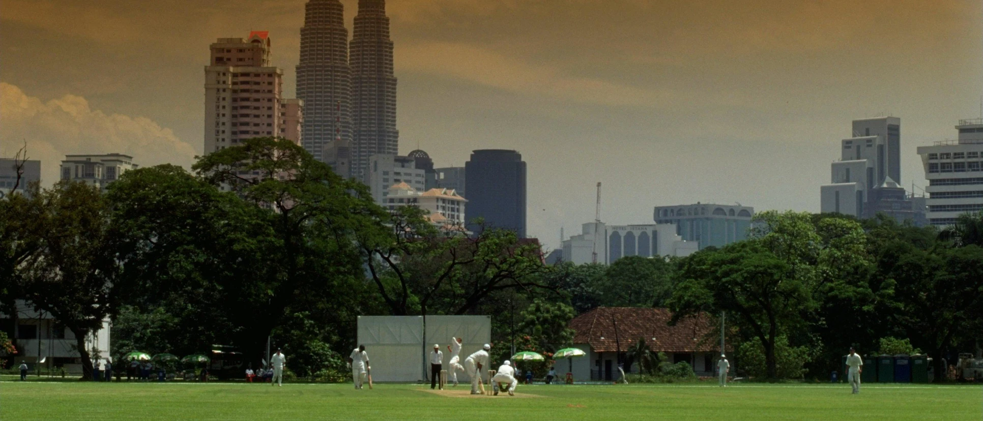 Logo of Kuala Lumpur's skyline provided a stunning backdrop for the tournament
