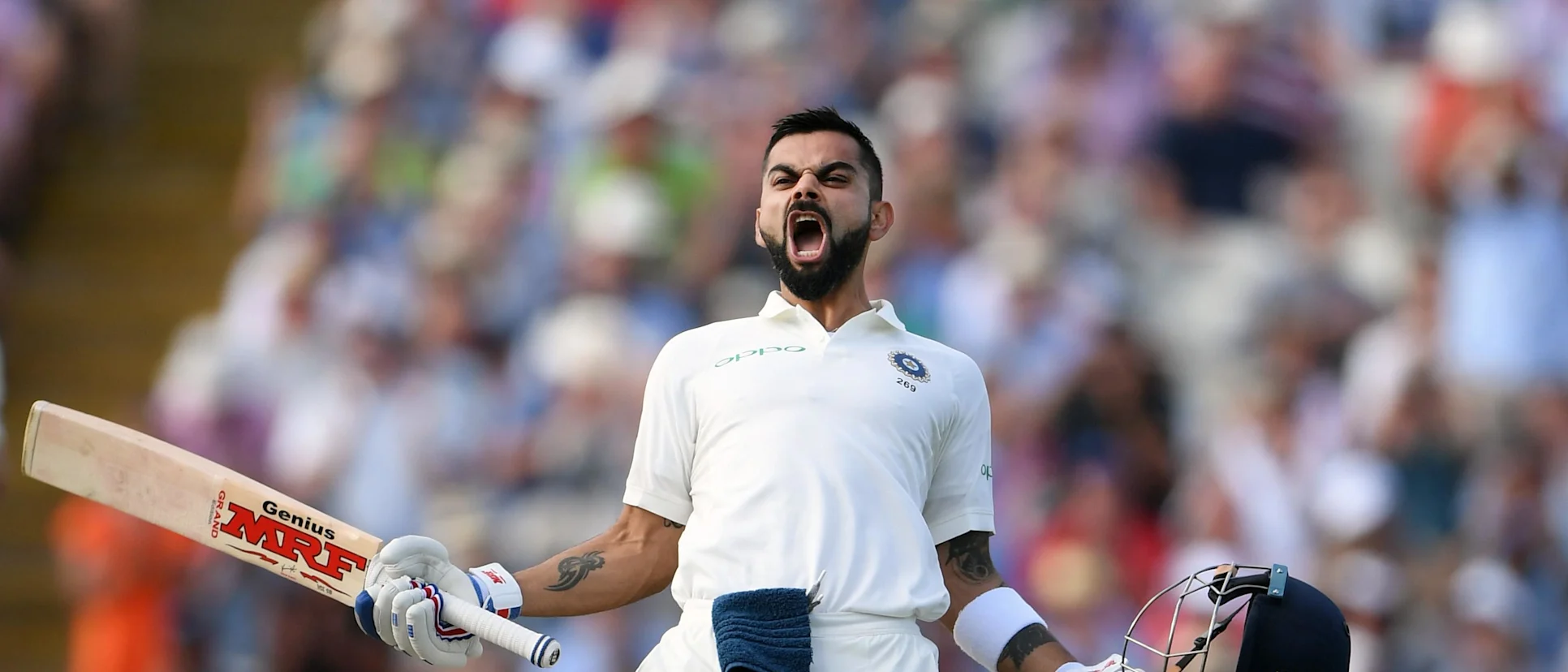 Logo of Virat Kohli hit 149 against England in a stunning one-man show at Edgbaston