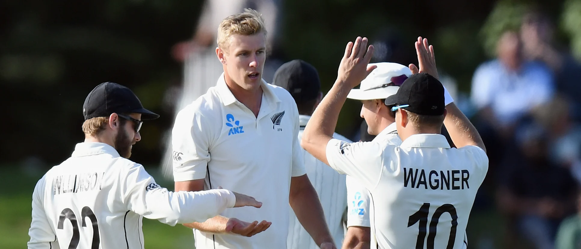 Logo of Debutant paceman Kyle Jamieson's success underlined New Zealand's dominance