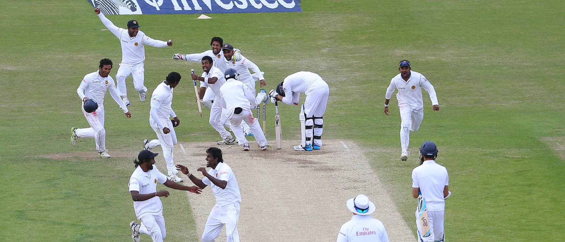 Logo of Sri Lanka's last Test win against England came in 2014