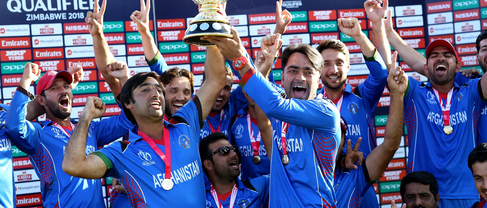 Logo of Afghanistan won the ICC Cricket World Cup Qualifier 2018