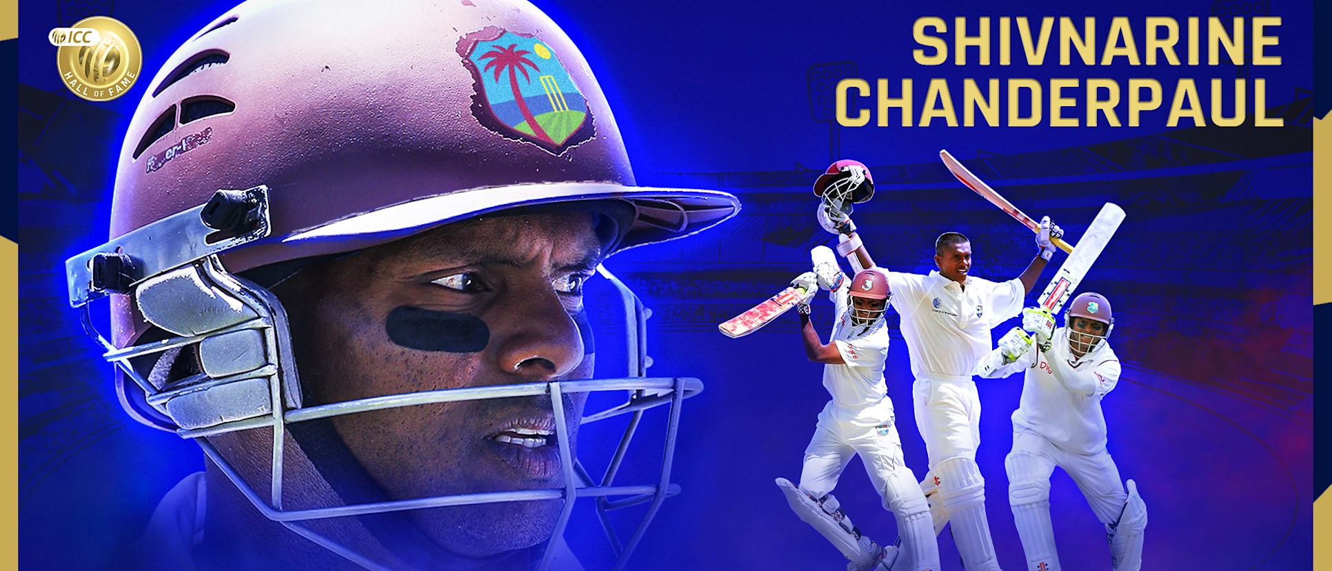Logo of ICC Hall of Fame – Shivnarine Chanderpaul 16-9