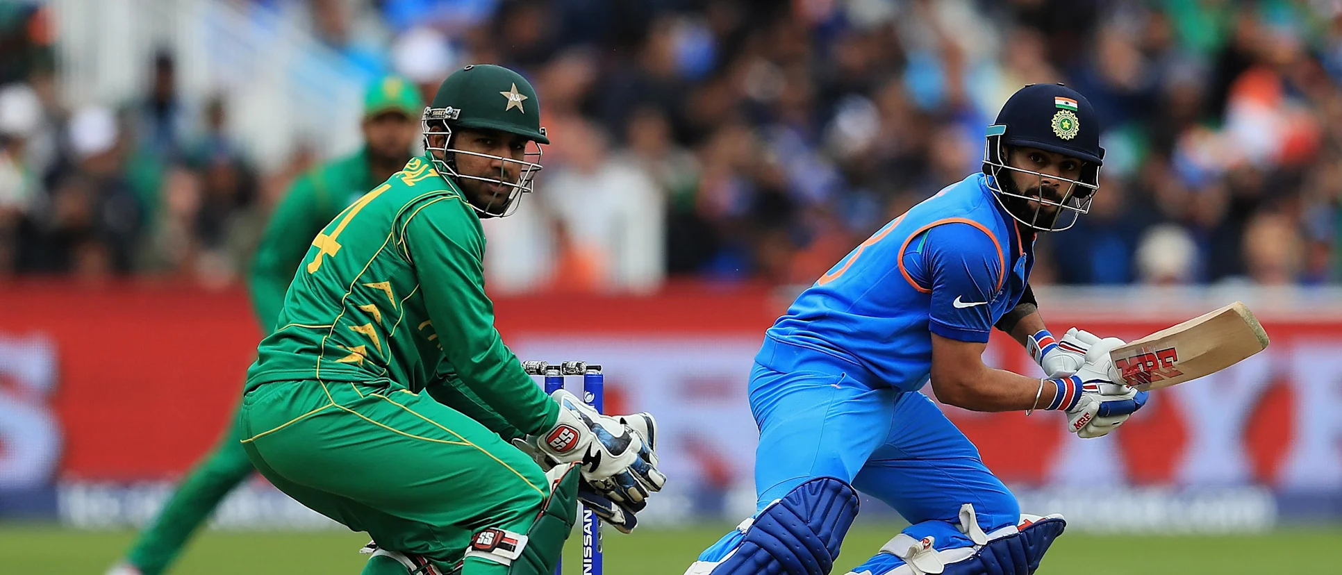 Logo of India and Pakistan will face off on 16 June at Old Trafford