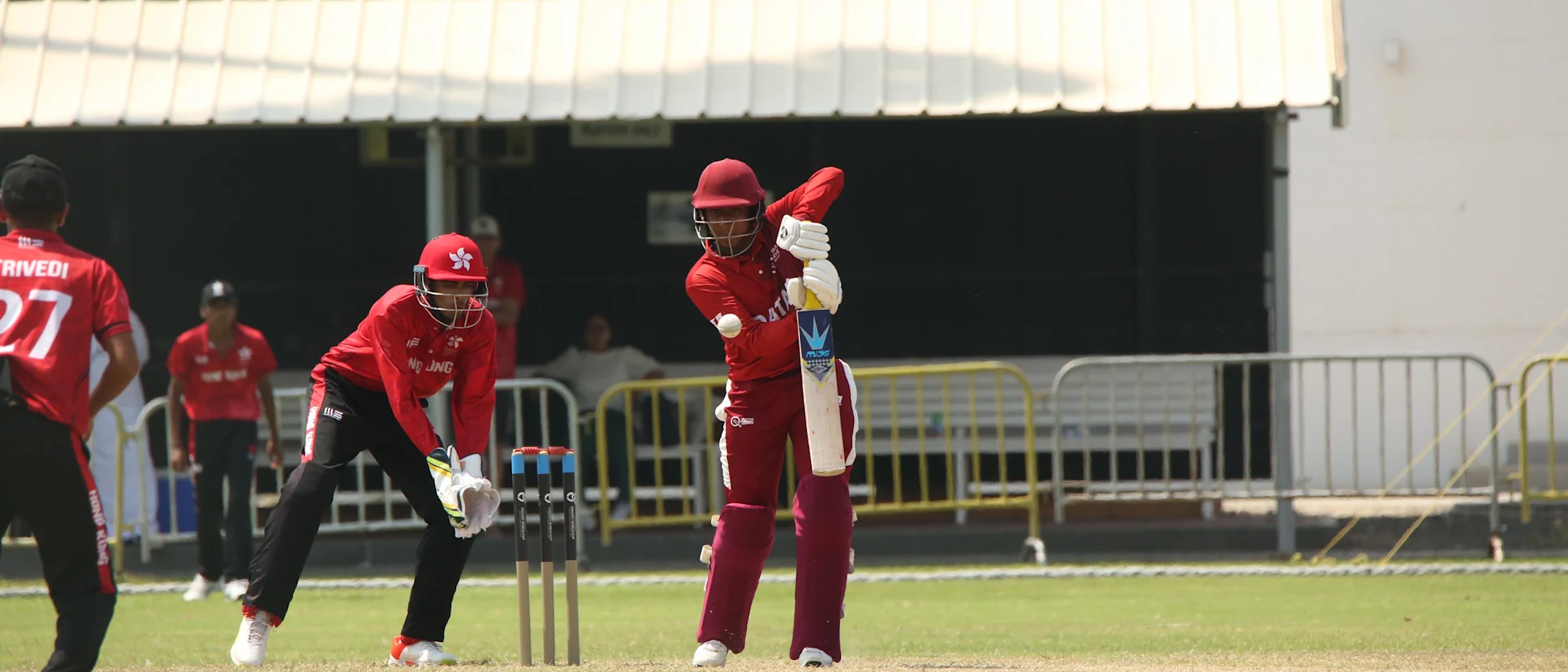 Logo of Qatar only managed to put up 123 batting first against Hong Kong