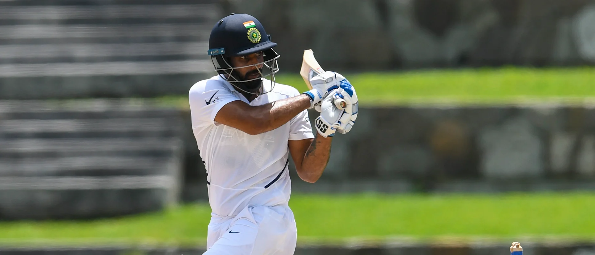 Logo of Hanuma Vihari continued his good run from the India A series and registered his second Test fifty on Sunday.
