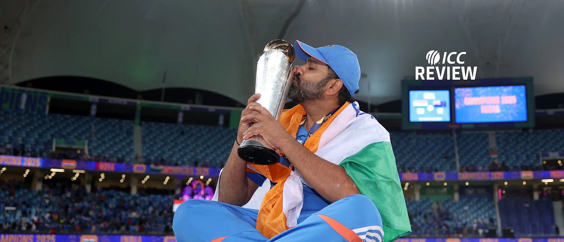 Logo of Rohit-on-ICC-Review