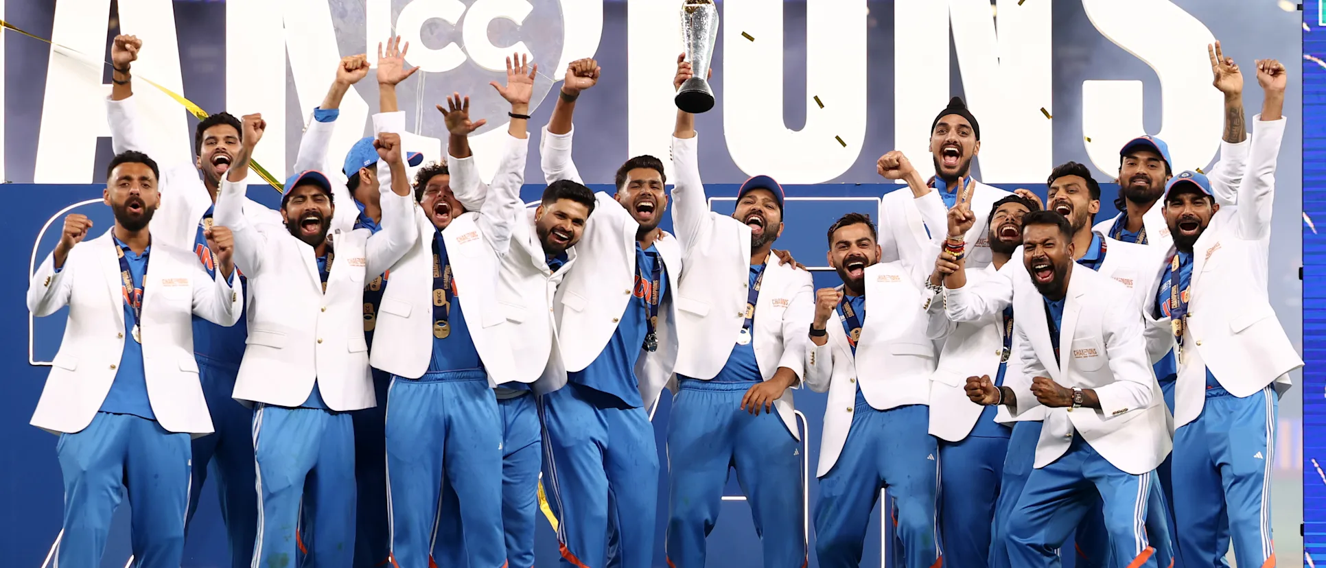 Logo of India won the ICC Men's Champions Trophy 2025