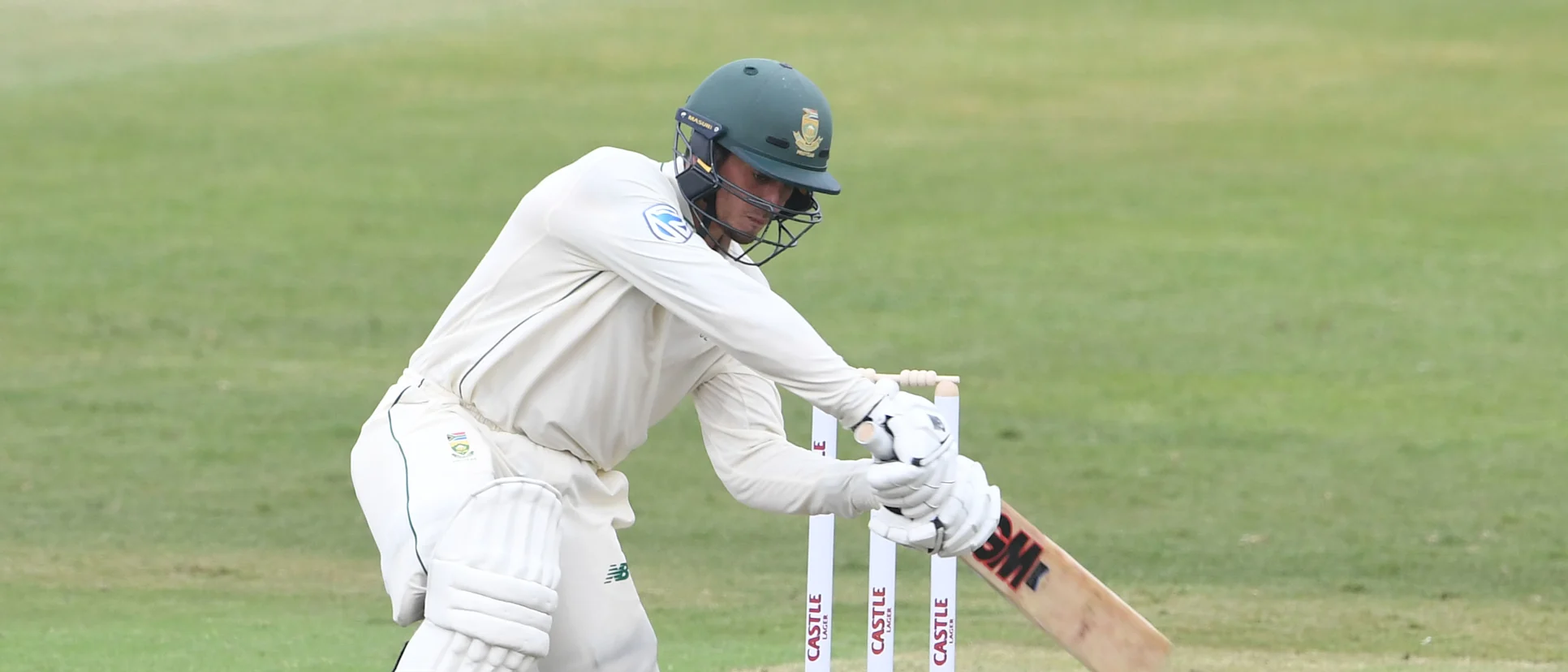 Logo of De Kock hit eight fours and one six in his 94-ball stay at the crease
