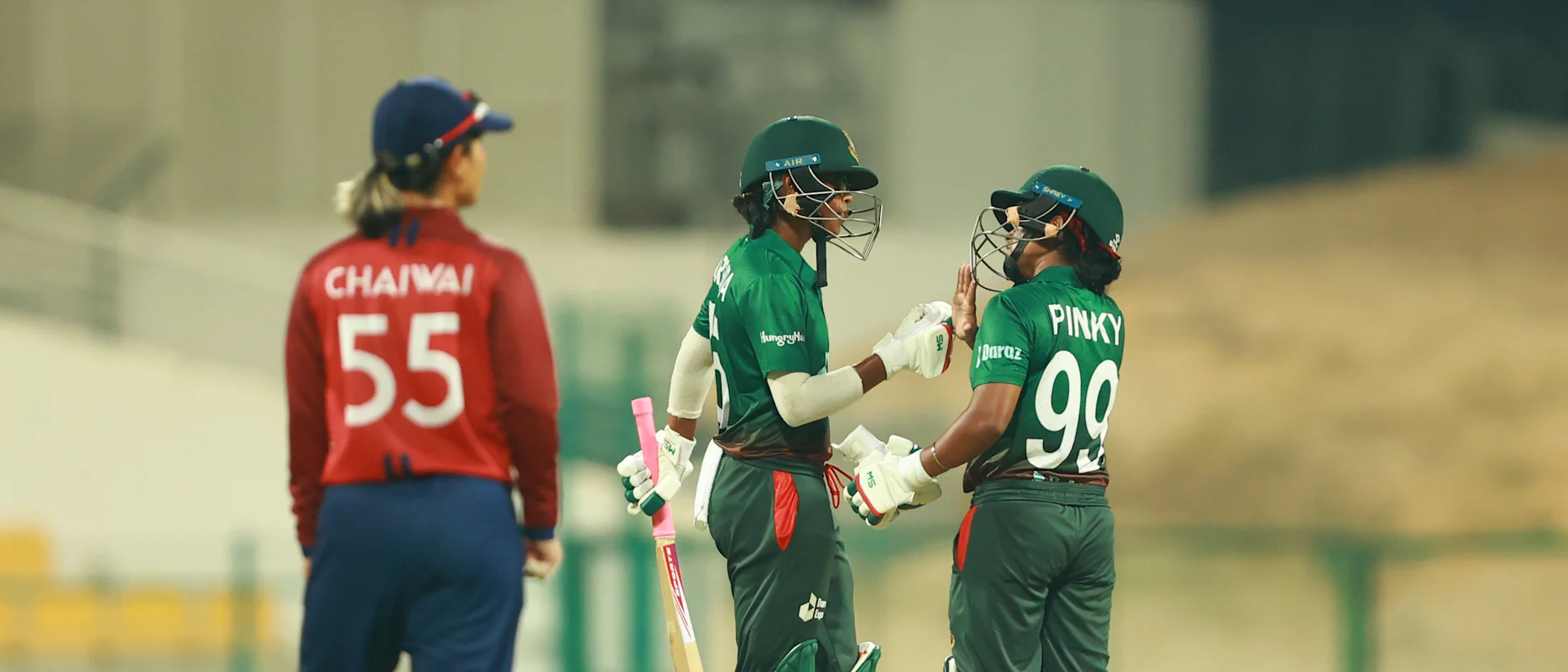 Logo of Bangladesh beat Thailand by 11 runs to make it to the ICC Women's T20 World Cup in South Africa next year