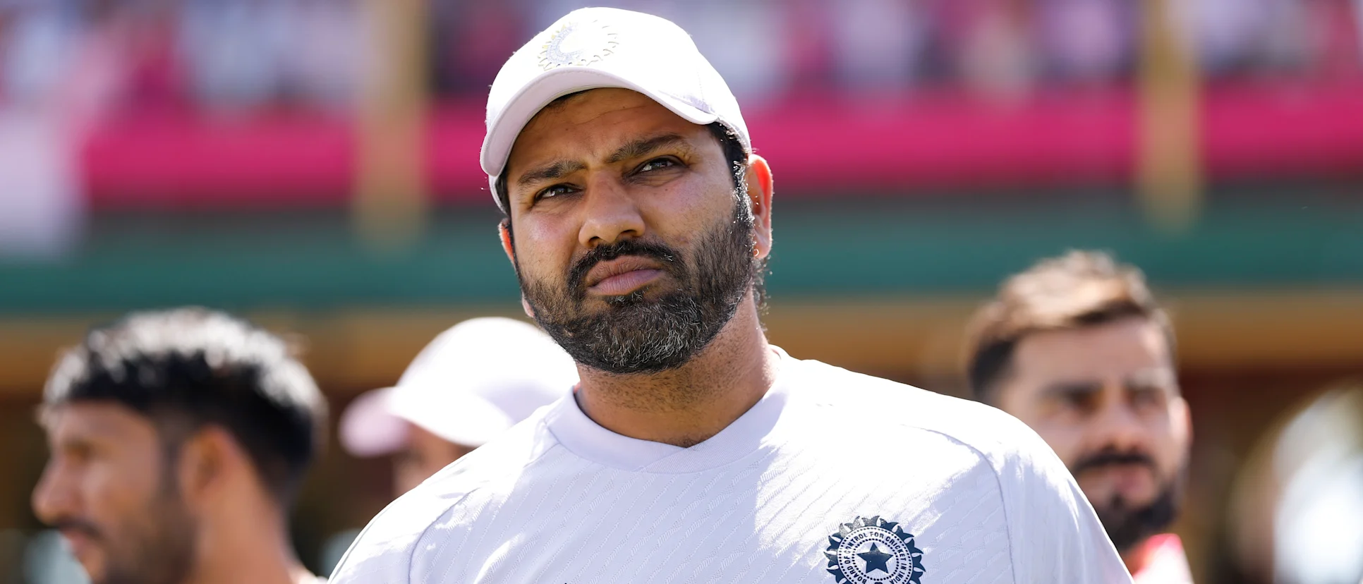 Logo of Rohit Sharma announces Test retirement