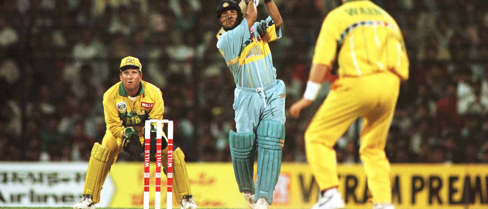 Tendulkar smashed an excellent 90 against Australia at the 1996 World Cup in Sri Lanka