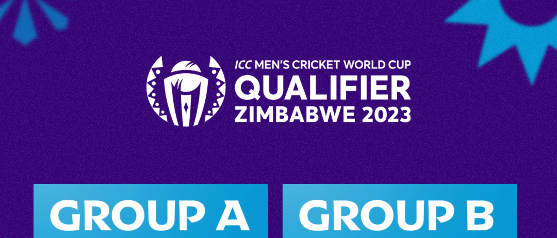 Logo of Groups for the Cricket World Cup Qualifier 2023