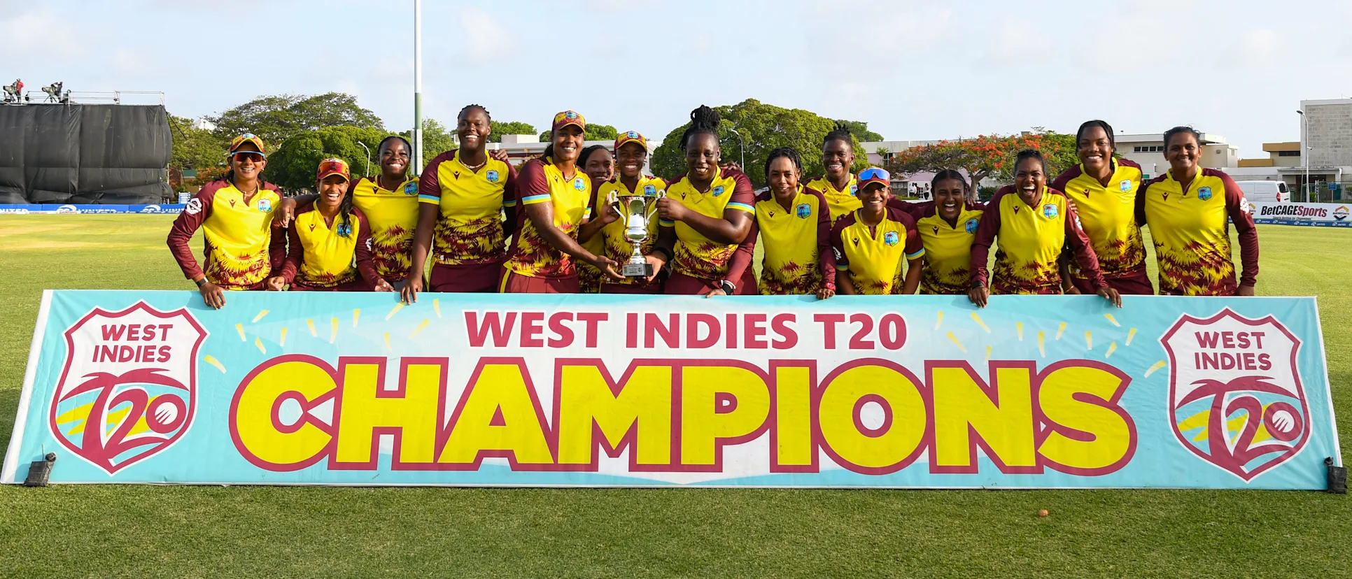 Logo of Windies celebrate
