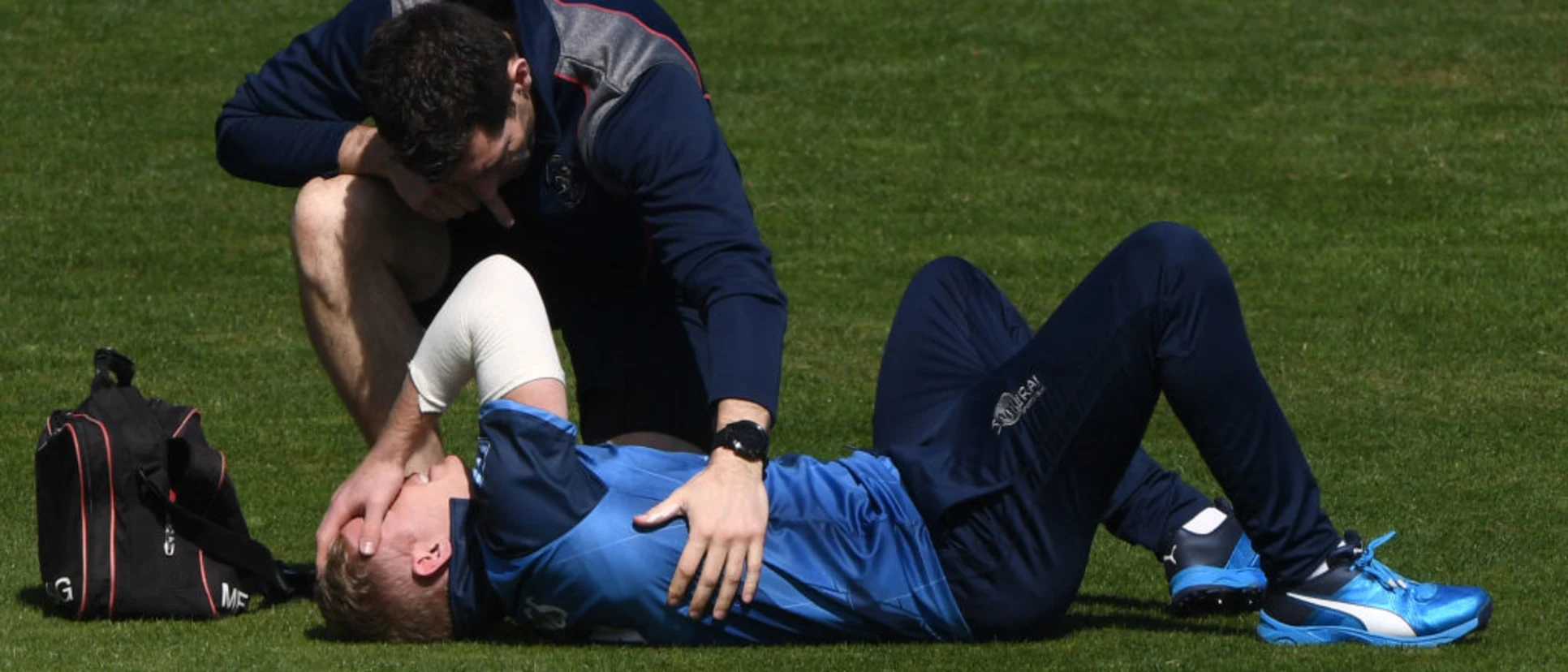 Logo of Billings dislocated his shoulder in the field for Kent