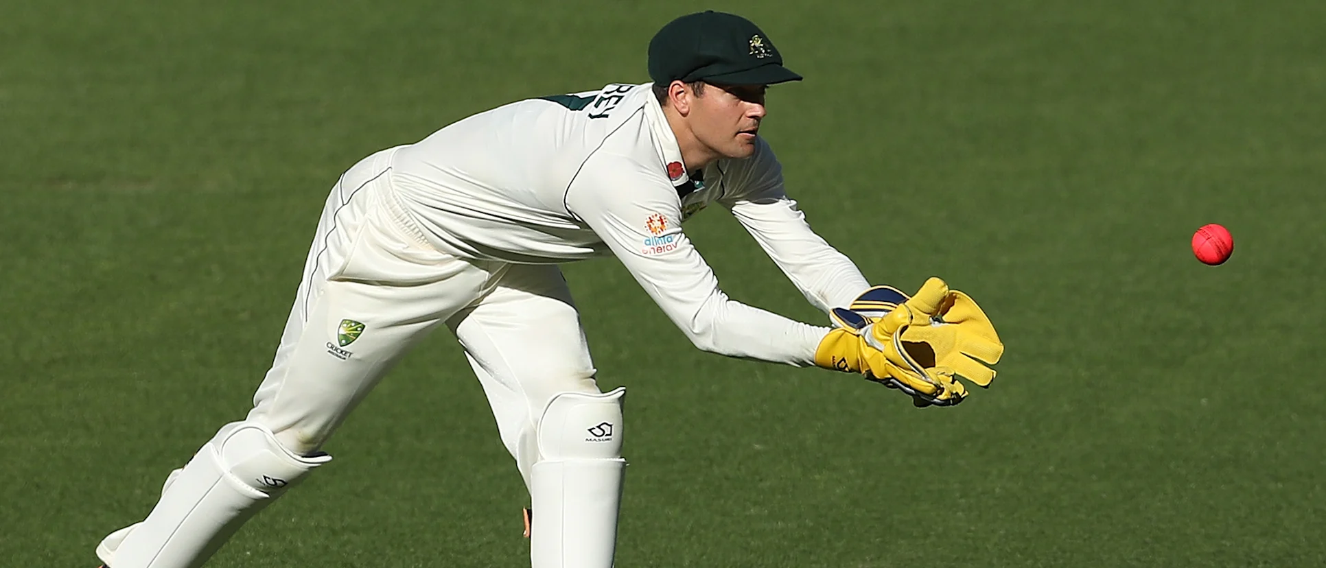 Logo of Alex Carey keeping for Australia A