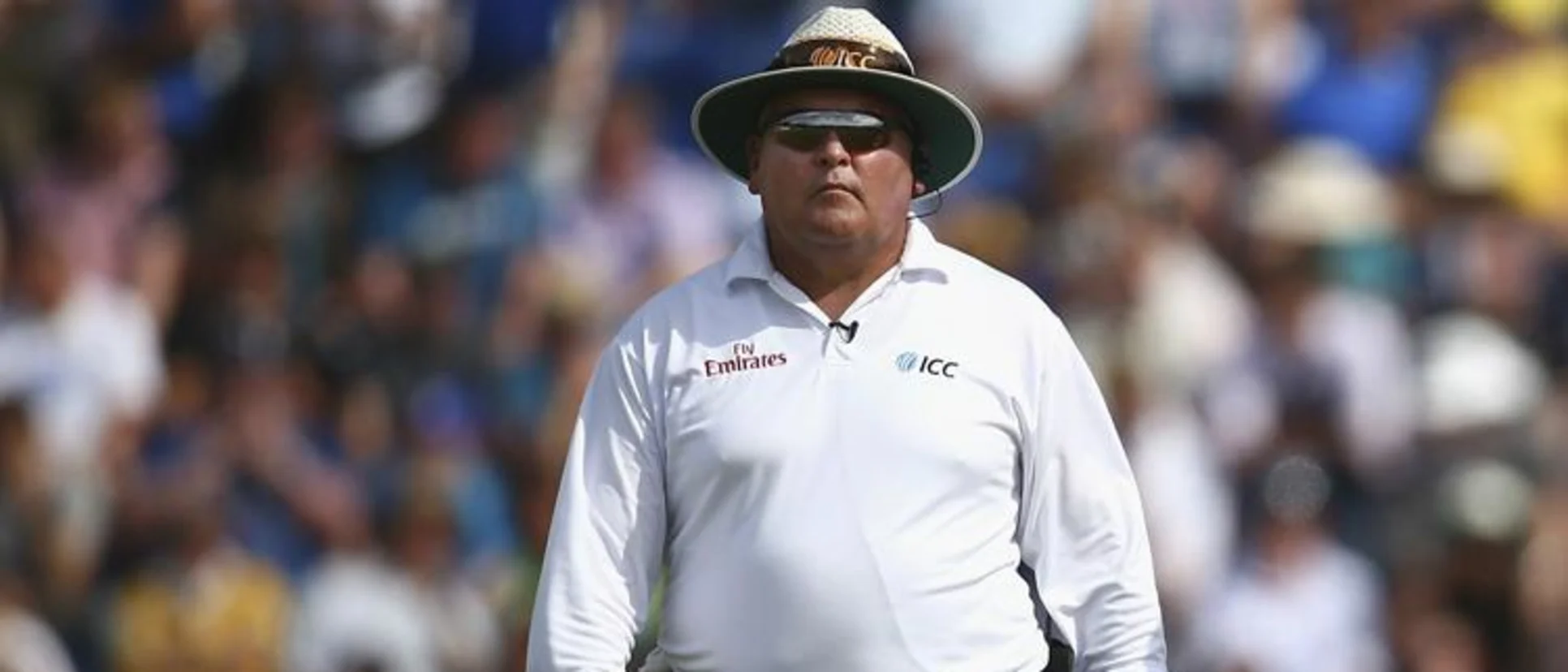 Logo of “I thank the match referees and the Test captains for voting me as the ICC Umpire of the Year 2016."