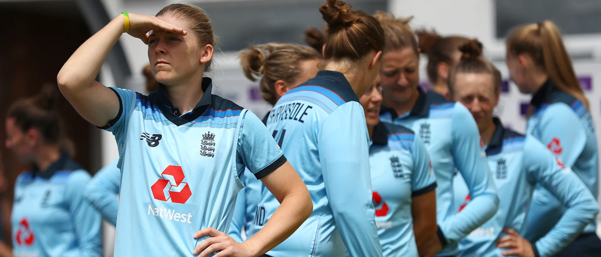 Logo of Heather Knight was the Player of the Match for her all-round performance