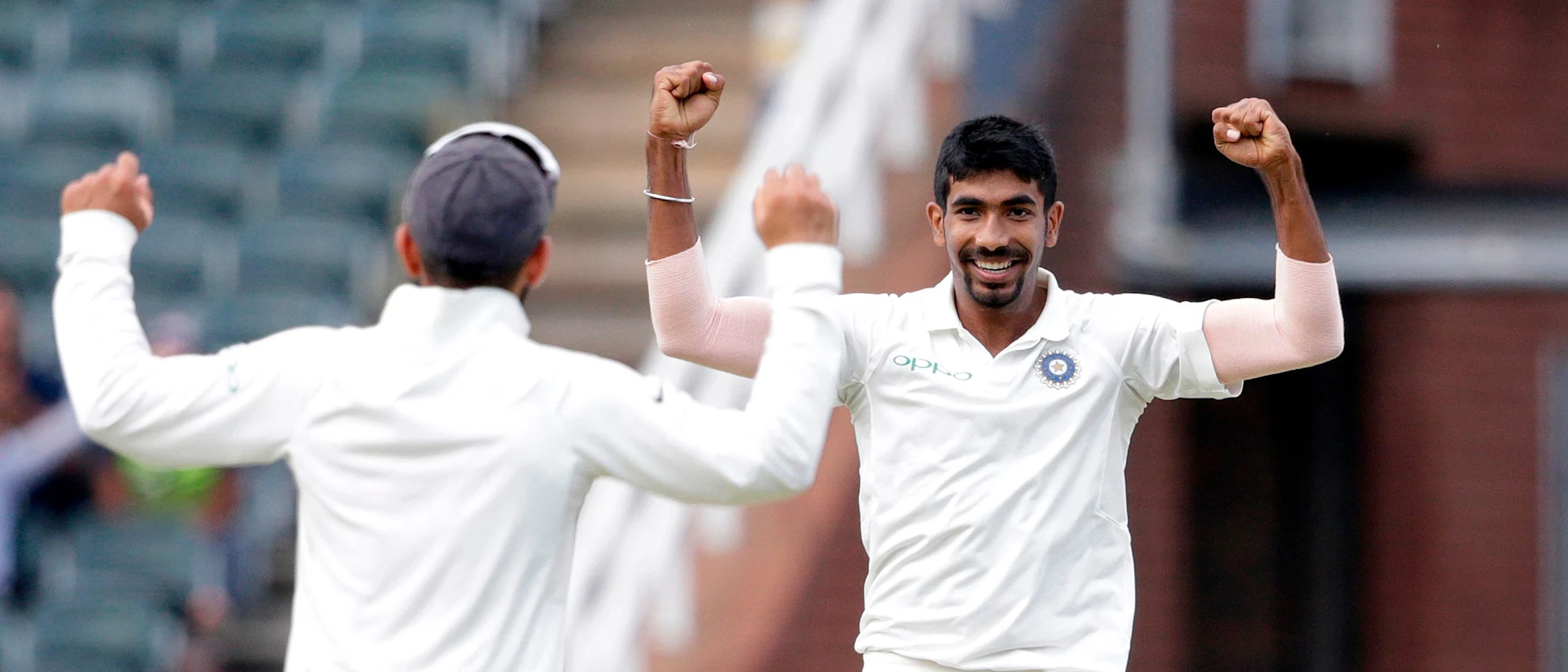 Logo of Jasprit Bumrah is still sidelined with a thumb injury