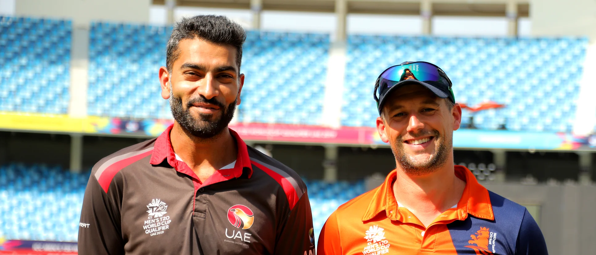 Logo of UAE Captain Ahmed Raza & Netherlands Captain Pieter Seelaar 